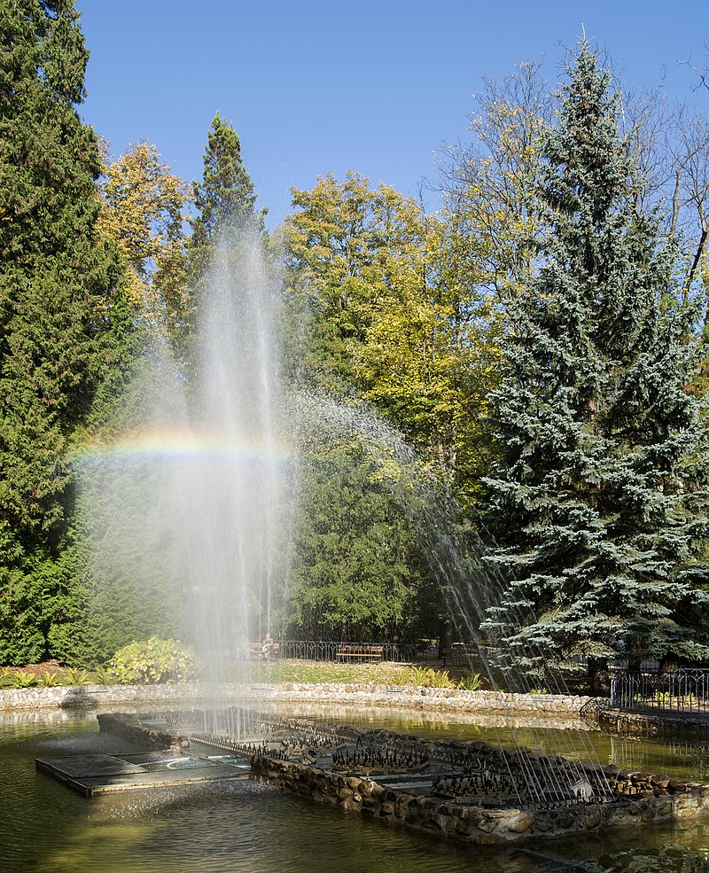 Fontanna w Parku Zdrojowym w Polanicy-Zdroju  Przewodnik po atrakcjach | Willa Polanica Villa Polanica